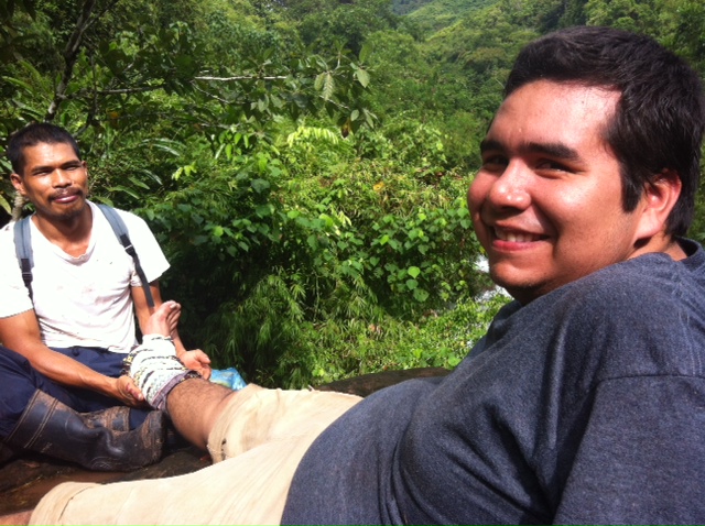 Elias with missionary Napthali after the fall.